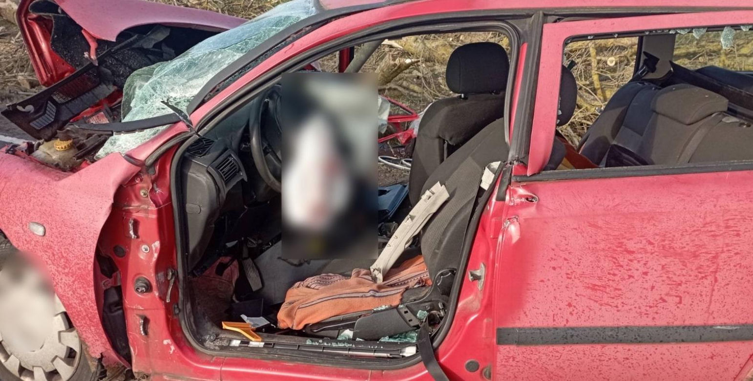 Wypadek śmiertelny na DK 25 pod Człuchowem. Nie żyje jedna osoba