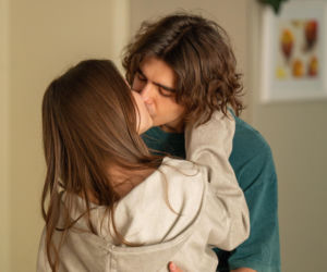 Barwy szczęścia, odcinek 3357. Romeo (Jacek Tyszkiewicz), Ewa (Gabriela Ziembicka)