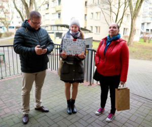 Z prezentami świątecznymi u Powstańców Warszawskich
