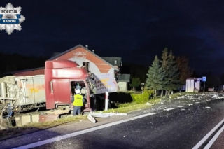 Tragiczny wypadek na drodze krajowej nr 9 w Krzyżanowicach niedaleko Radomia!