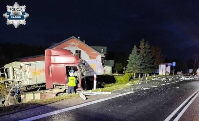 Tragiczny wypadek na drodze krajowej nr 9 w Krzyżanowicach niedaleko Radomia!