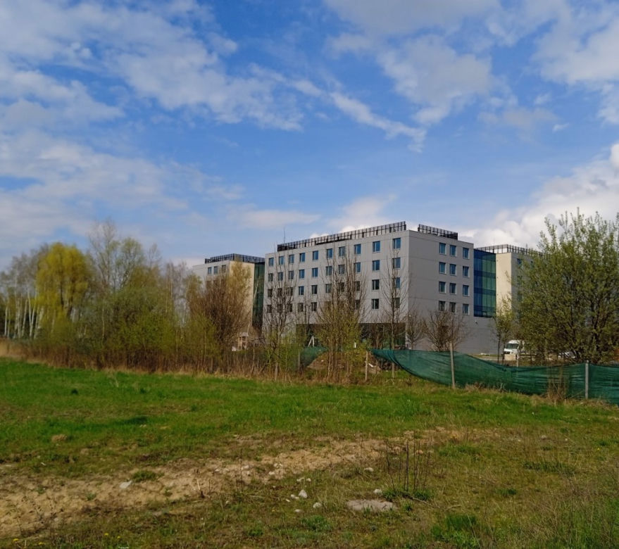 Nowy akademik na Morasku na ukończeniu