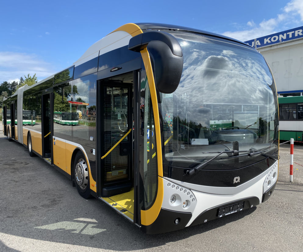 Testy autobusu w Szczecinku 