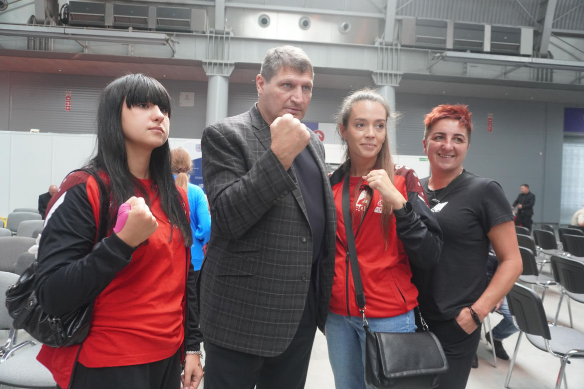 Andrzej Gołota na Targach Boksu w Kielcach