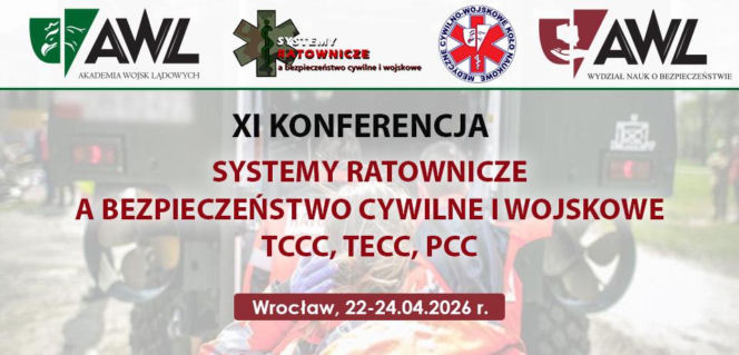 Nadchodzi konferencja „Systemy ratownicze a bezpieczeństwo cywilne i wojskowe – TCCC, TECC, PCC”