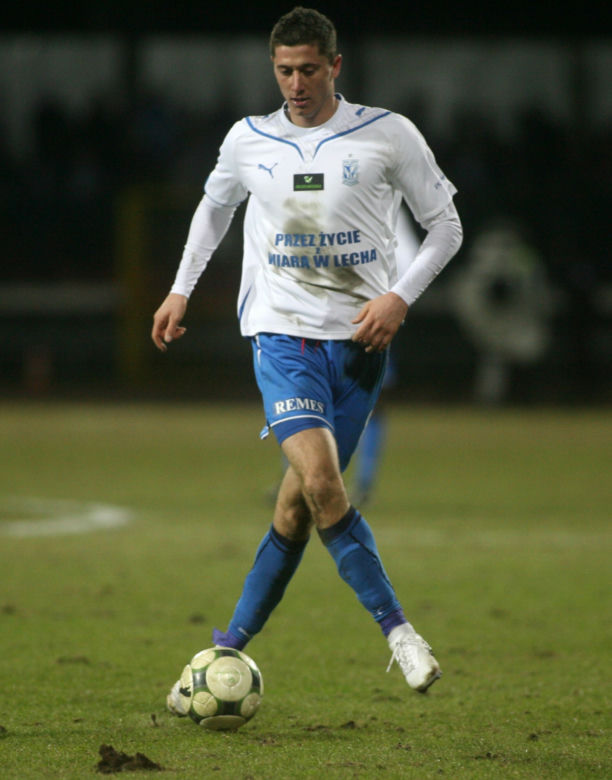 Robert Lewandowski w 2010 r. 