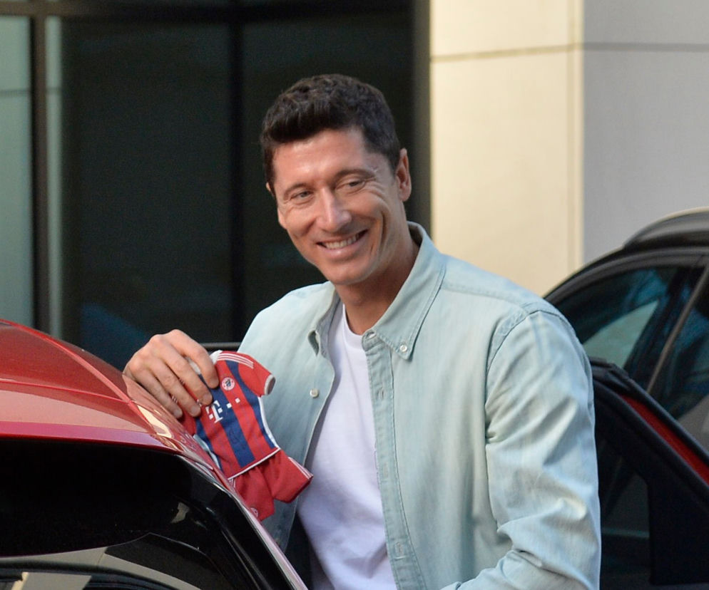 Robert Lewandowski w restauracji Nine's