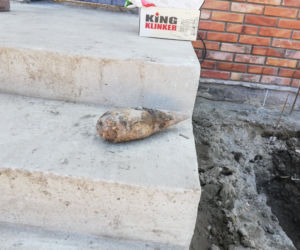 Niewybuch na placu budowy Regionalnego Centrum Edukacji i Pamięci w Tarnowie