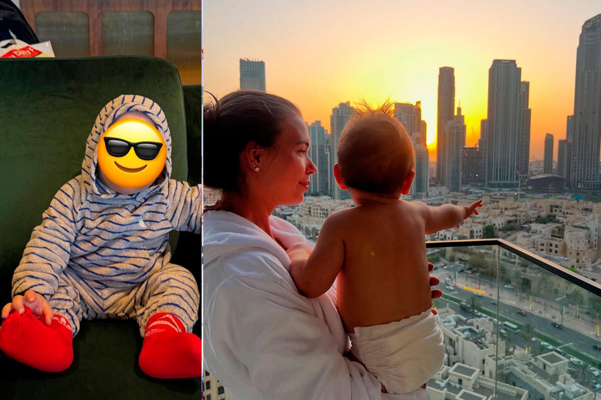 Sandra Kubicka wypoczywa z synkiem w Dubaju