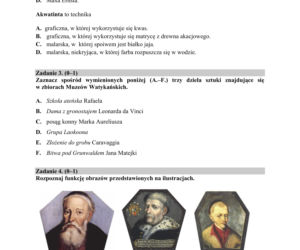 ARKUSZE CKE - Matura historia sztuki 2019