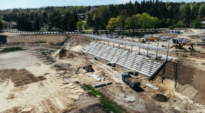 Remont stadionu Granatu w Skarżysku-Kamiennej