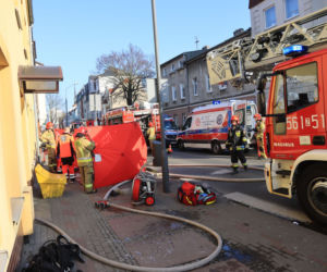 Tragiczny pożar w Świnoujściu. Nie żyje starszy mężczyzna