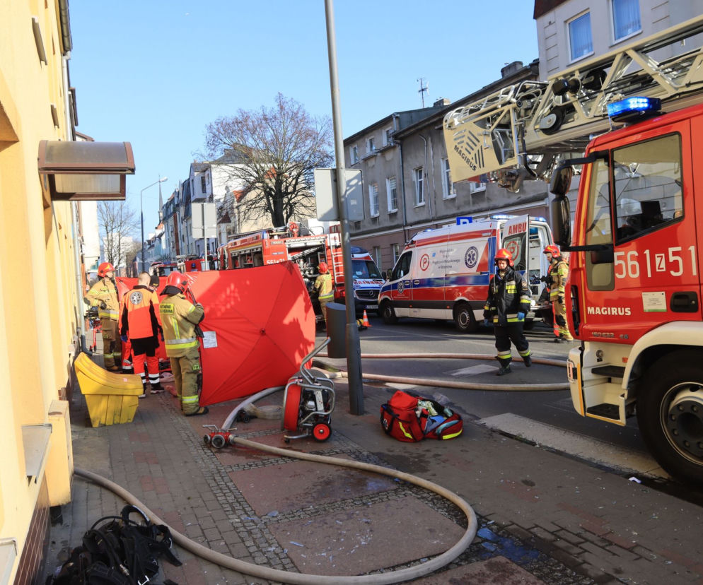 Tragiczny pożar w Świnoujściu. Nie żyje starszy mężczyzna