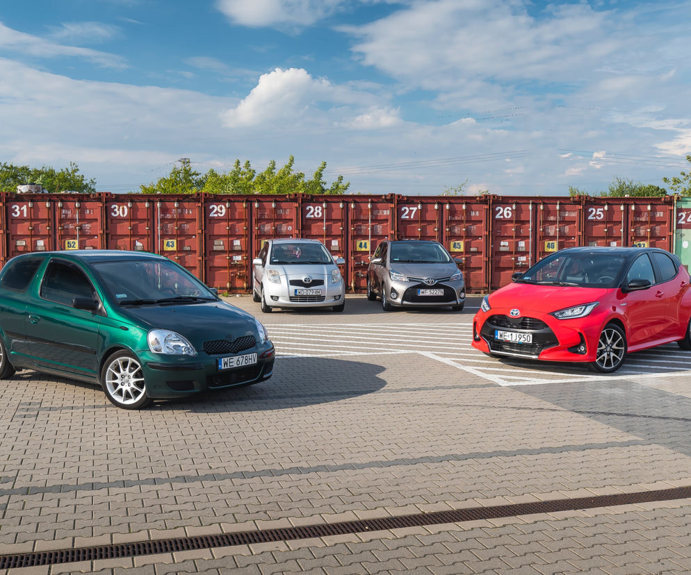 Toyota Yaris - cztery generacje auta segmentu B