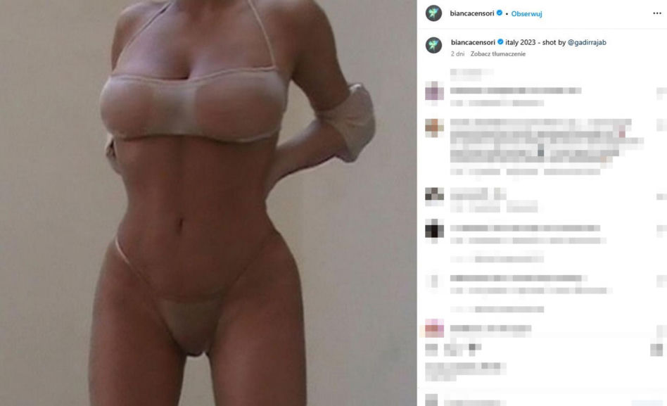 Bianca Censori znów "zapomniała" się ubrać