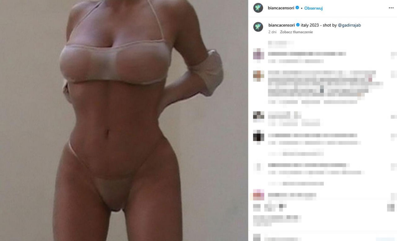 Bianca Censori znów "zapomniała" się ubrać