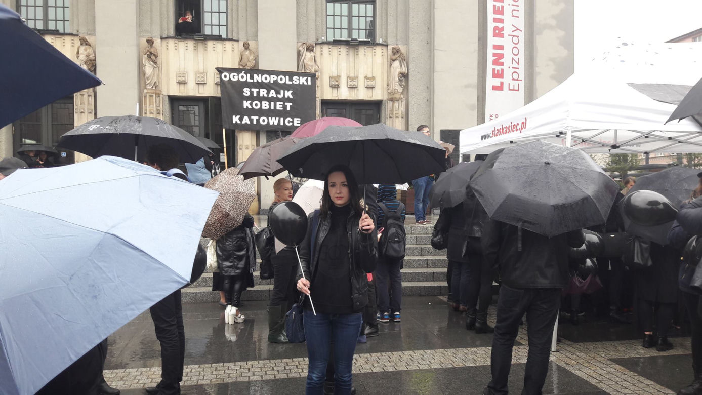 Czarny protest w Katowicach