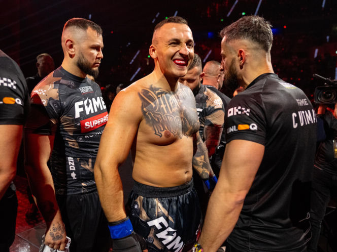 Denis Załęcki - Bartek Szachta na Fame MMA 30