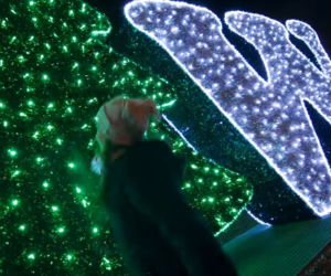Warszawa święta iluminacje Starówka