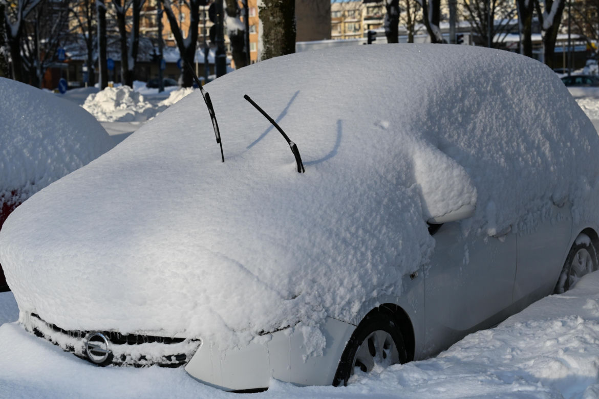 Słupsk pod śniegiem