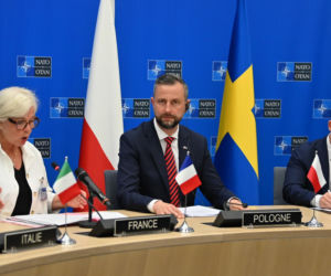 wicepremier - minister obrony narodowej Władysław Kosiniak-Kamysz wziął udział w spotkaniu ministrów obrony NATO w Brukseli