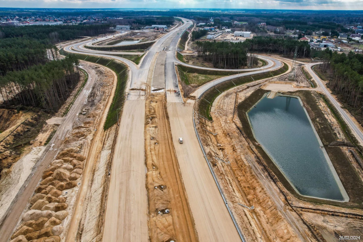 Budowa autostrady A2 Siedlce Zachód - Siedlce Południe