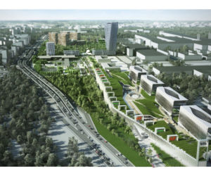 Biura i centrum handlowe w Warszawie. inwestycja Coimpex na Bielanach
