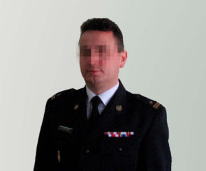 Komendant straży pożarnej taranował samochody