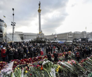 Ukraina Majdan po zamieszkach (1)