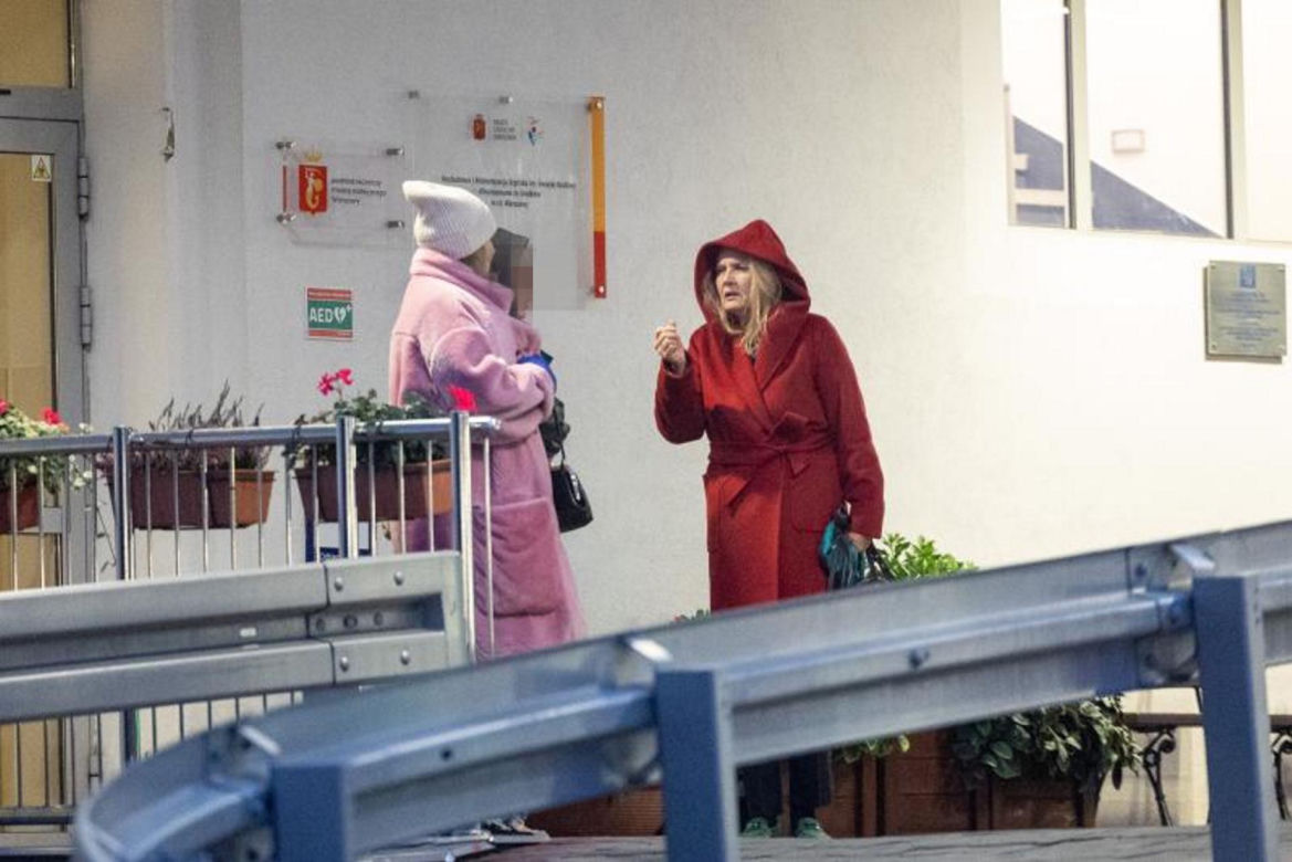 Grażyna Szapołowska w  szpitalu