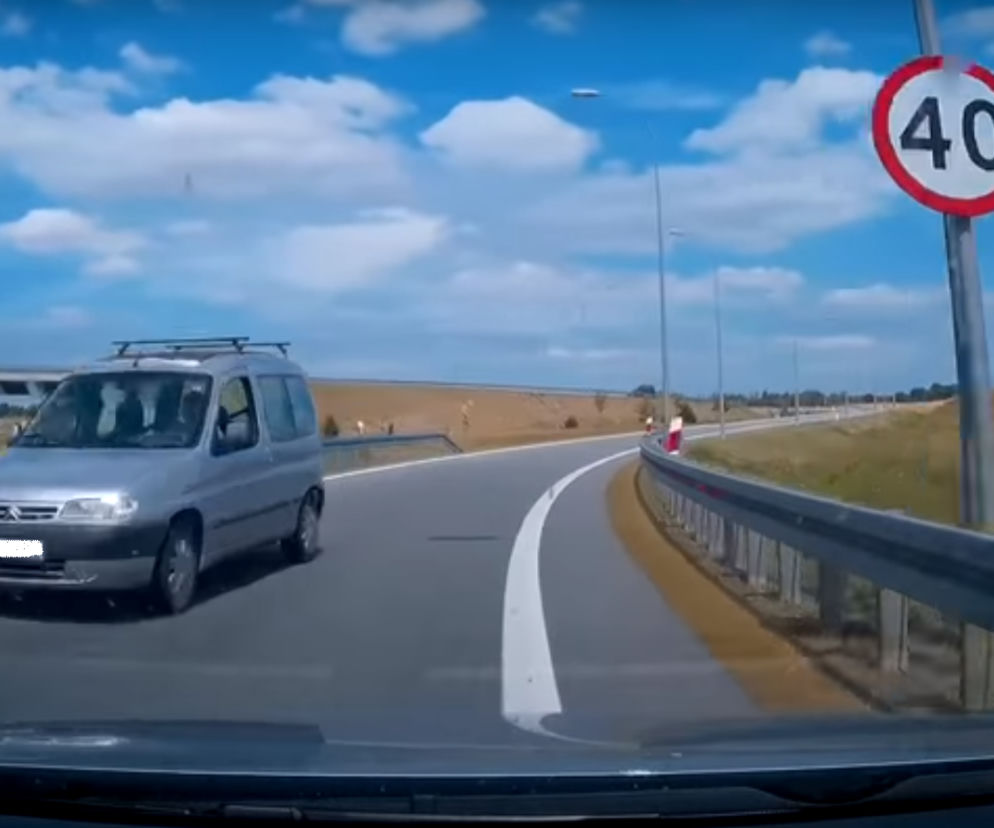 Autostrada A1 - wjazd pod prąd