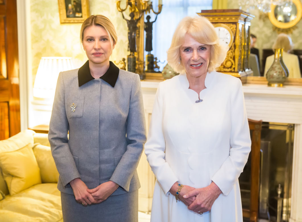 Ołena Zełenska w Londynie