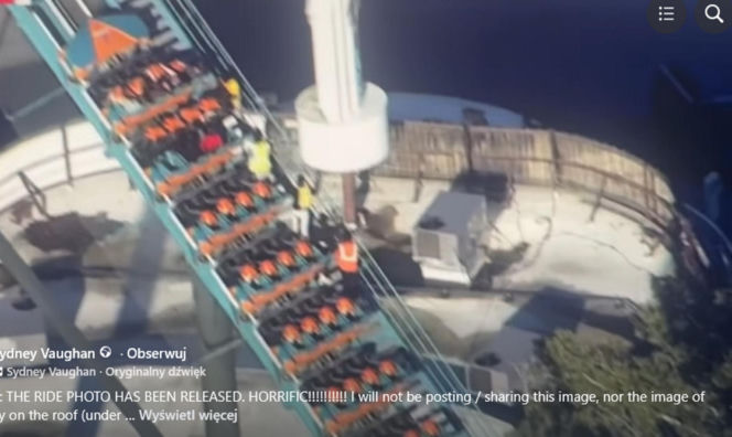 Koszmarny wypadek w parku rozrywki. Mężczyzna wypadł z roller coastera