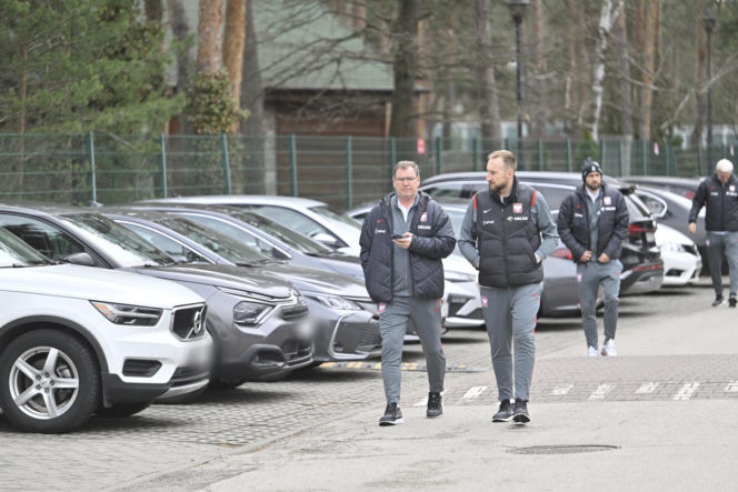 Polska - Albania. Reprezentacja Polski na spacerze