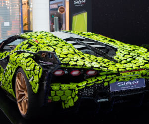 Lamborghini Sian z klocków LEGO - model w skali 1:1