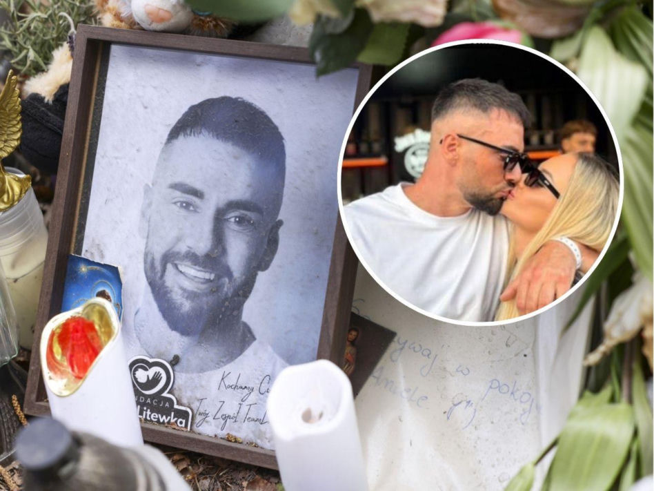 Łukasz Litewka z ukochaną