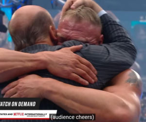 Brock Lesnar we łzach pożegnał się z kibicami