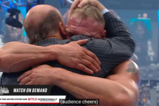 Brock Lesnar we łzach pożegnał się z kibicami