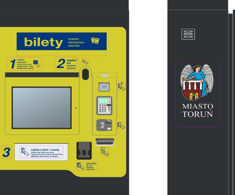 Biletomat MZK Toruń