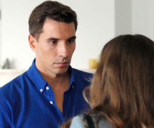 Barwy szczęścia odc. 3329. Oliwka (Wiktoria Gąsiewska), Tomek Kępski (Jakub Sokołowski)