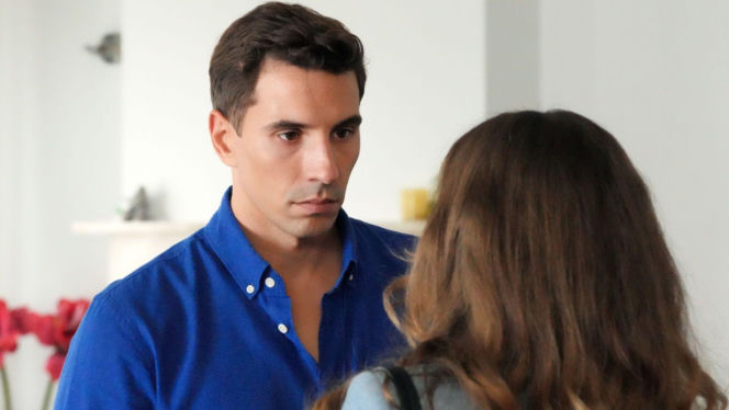 Barwy szczęścia odc. 3329. Oliwka (Wiktoria Gąsiewska), Tomek Kępski (Jakub Sokołowski)