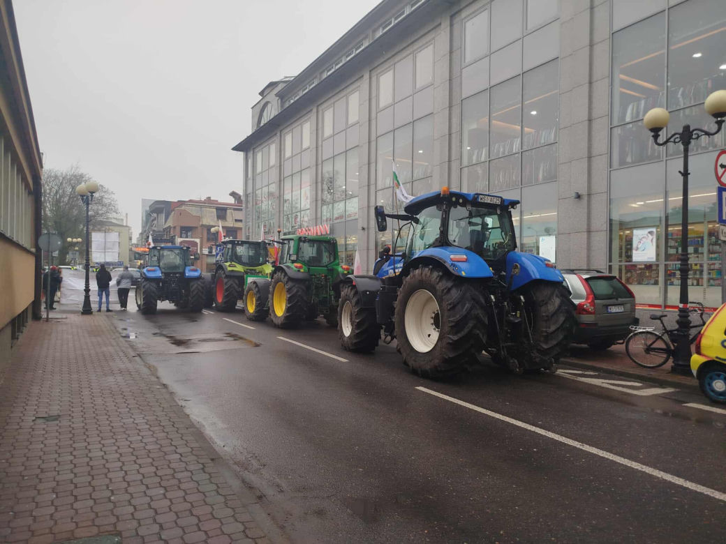 Rolnicy z regionu protestowali w Siedlcach. Wygłosili apel do Prezydenta RP