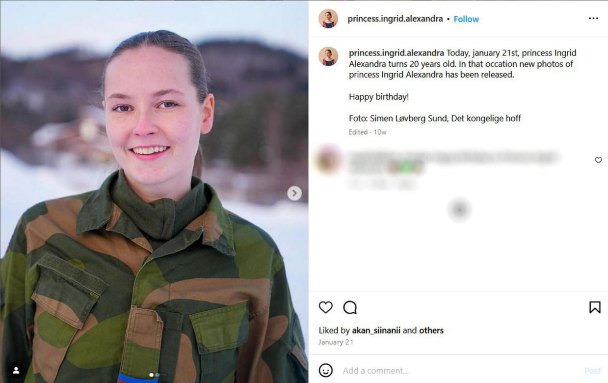 Księżniczka poszła w kamasze. Dostała broń, jest w armii. "Zero przywilejów"