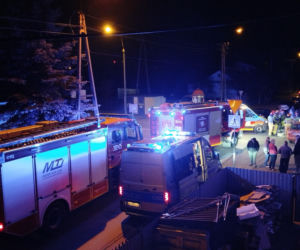 Zderzenie dwóch pojazdów na skrzyżowaniu Kraszewskiego i Ceglanej w Siedlcach