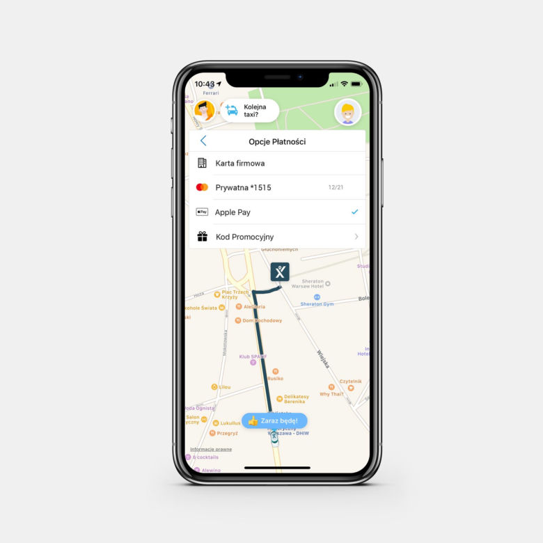 Apple Pay mytaxi