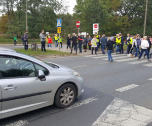 Mieszkańcy Siernieczka zablokowali ul. Fordońską