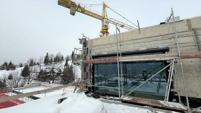 Budowa hotelu Salamandra w Kościelisku - luty 2026