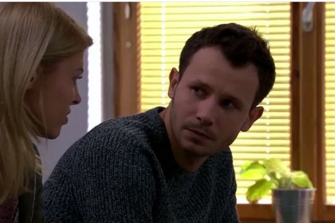 Pierwsza miłość. Jowita (Joanna Opozda), Radek (Mateusz Banasiuk)