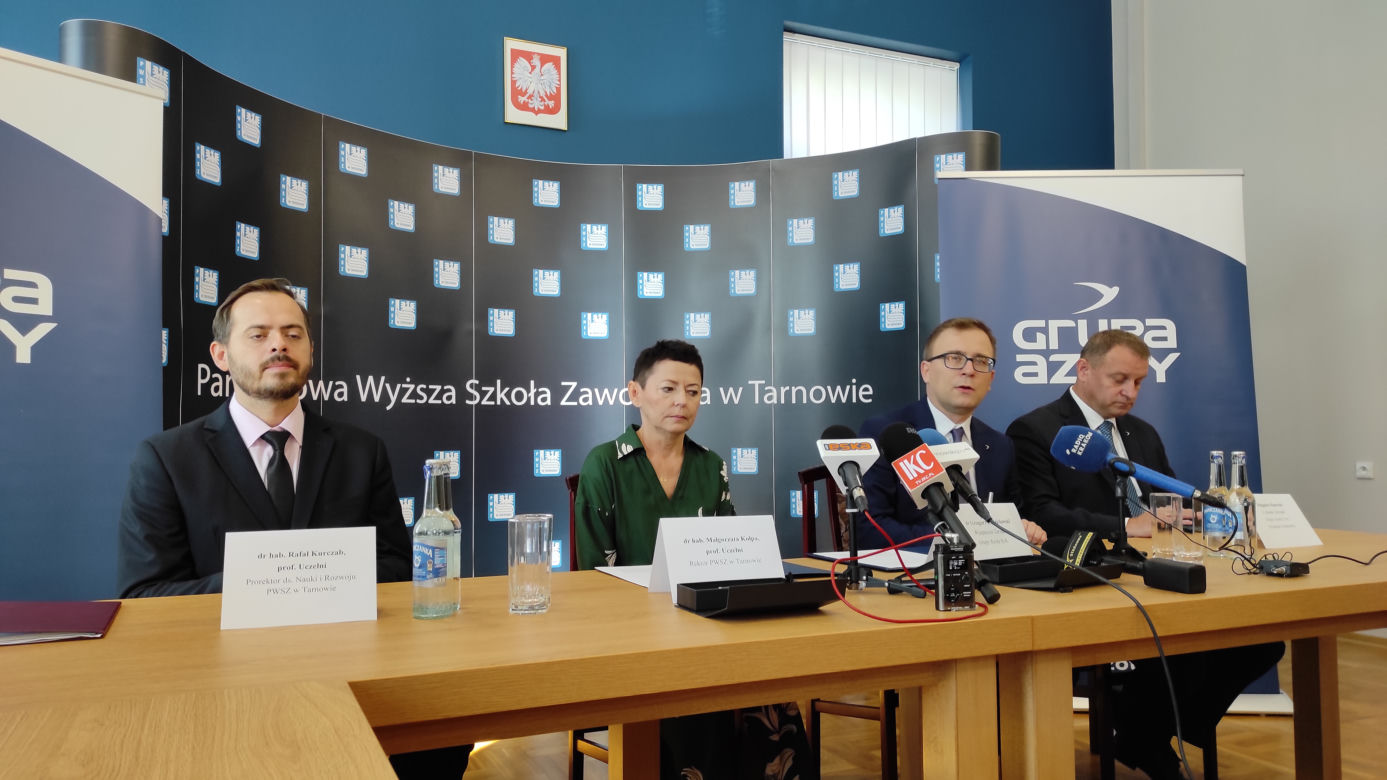 Podpisanie nowej umowy o współpracy PWSZ w Tarnowie z Grupą Azoty