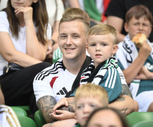 Legia Warszawa - Zagłębie Lubin: Zdjęcia kibiców